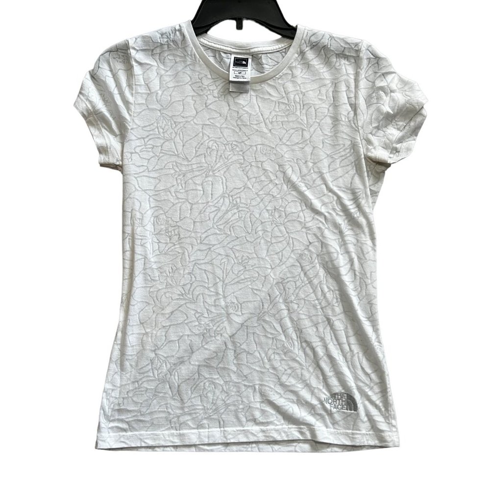 The North face white short sleeve crewneck T-shirt women’s size small, 1500